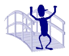 DADS Logo - Man Crossing Bridge